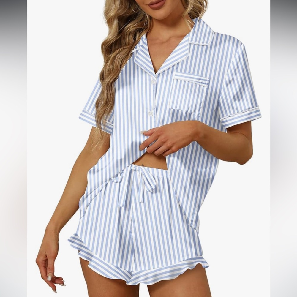 SAPJON Satin Silk Pajamas